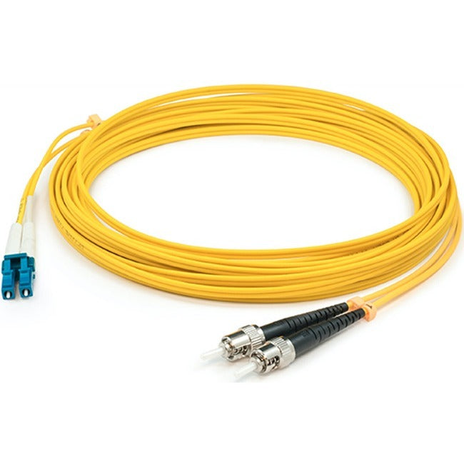 AddOn 40m LC (Male) to ST (Male) Straight Yellow OS2 Duplex LSZH Fiber Patch Cable