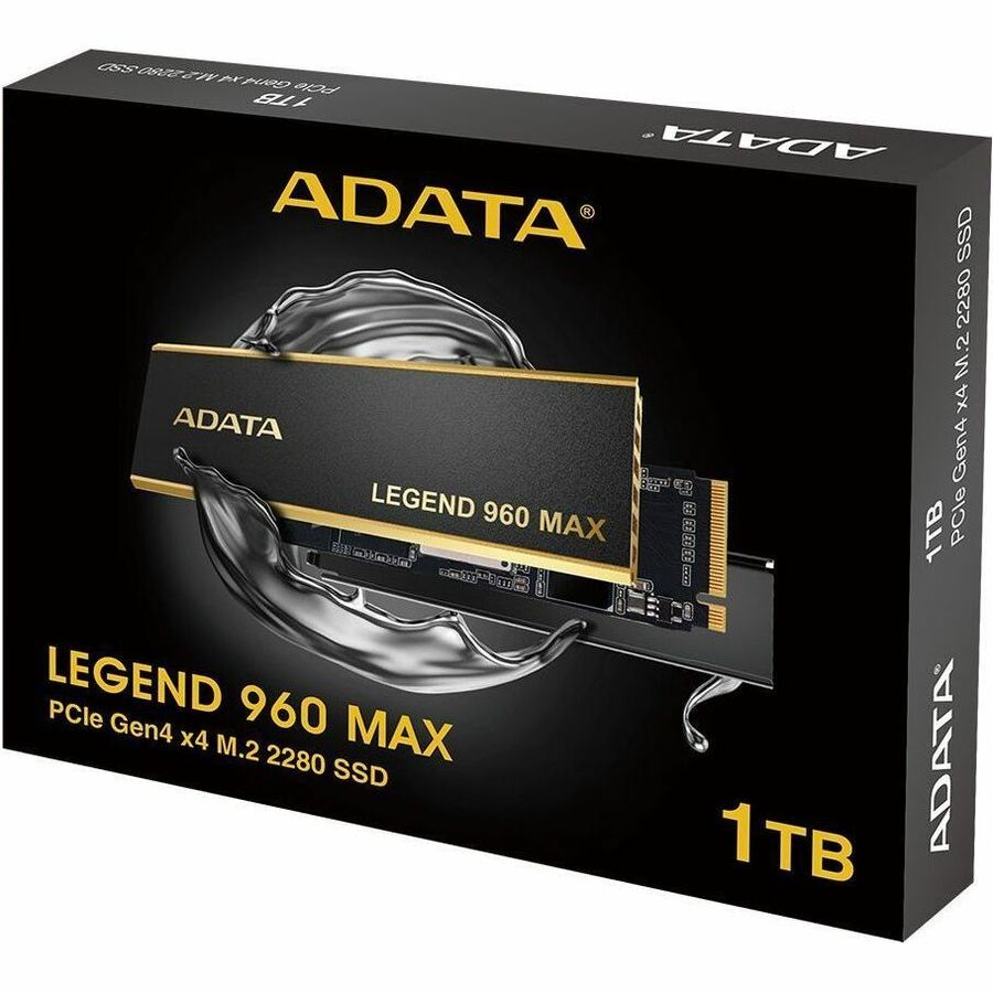 Adata LEGEND 960 MAX ALEG-960M-1TCS 1 TB Solid State Drive - M.2 2280 Internal - PCI Express (PCI Express 4.0 x4)