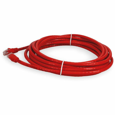 AddOn 16ft RJ-45 (Male) to RJ-45 (Male) Red Cat6 Straight UTP PVC Copper Patch Cable