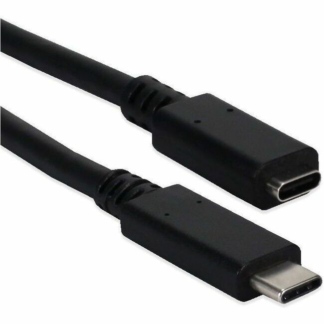 QVS 0.5-Meter USB-C to USB-C 3.2 10Gbps 100-Watts Sync & Power Extension Cable