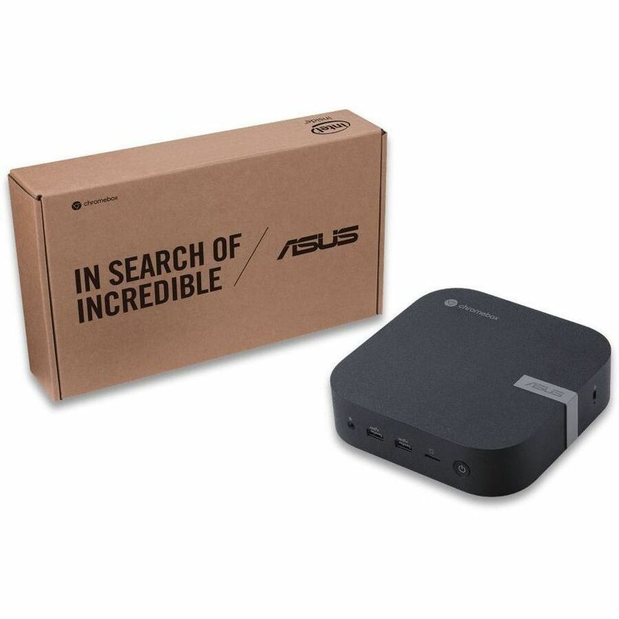 Asus Chromebox 5 CHROMEBOX5-SC018UNEN Chromebox - Intel Celeron 7305 - 8 GB - 128 GB SSD - Mini PC - Eco Black