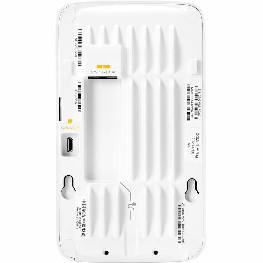 Aruba Instant On AP22D Dual Band IEEE 802.11ax 1.44 Gbit/s Wireless Access Point - Indoor