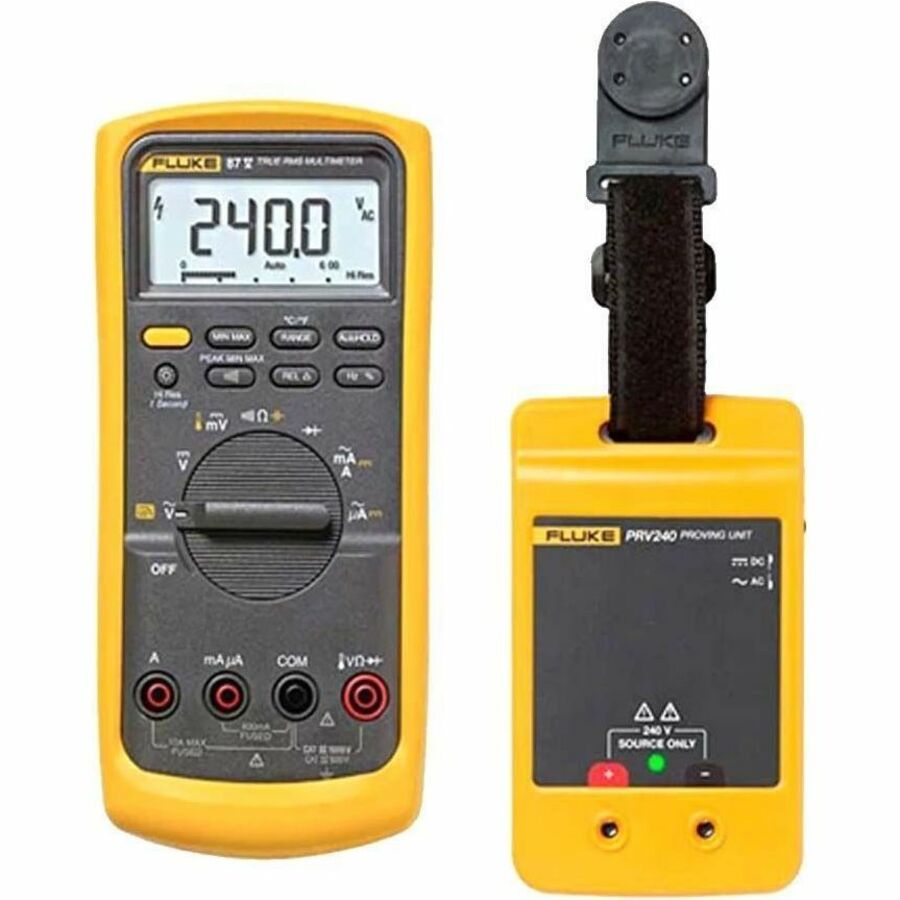 Fluke 87V Digital Multimeter with PRV240 Proving Unit Kit