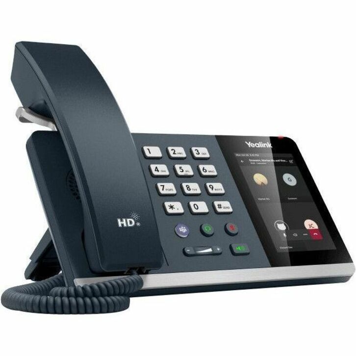 Yealink MP54-Zoom IP Phone - Corded - Corded - Wi-Fi, Bluetooth - Desktop, Wall Mountable - Classic Gray