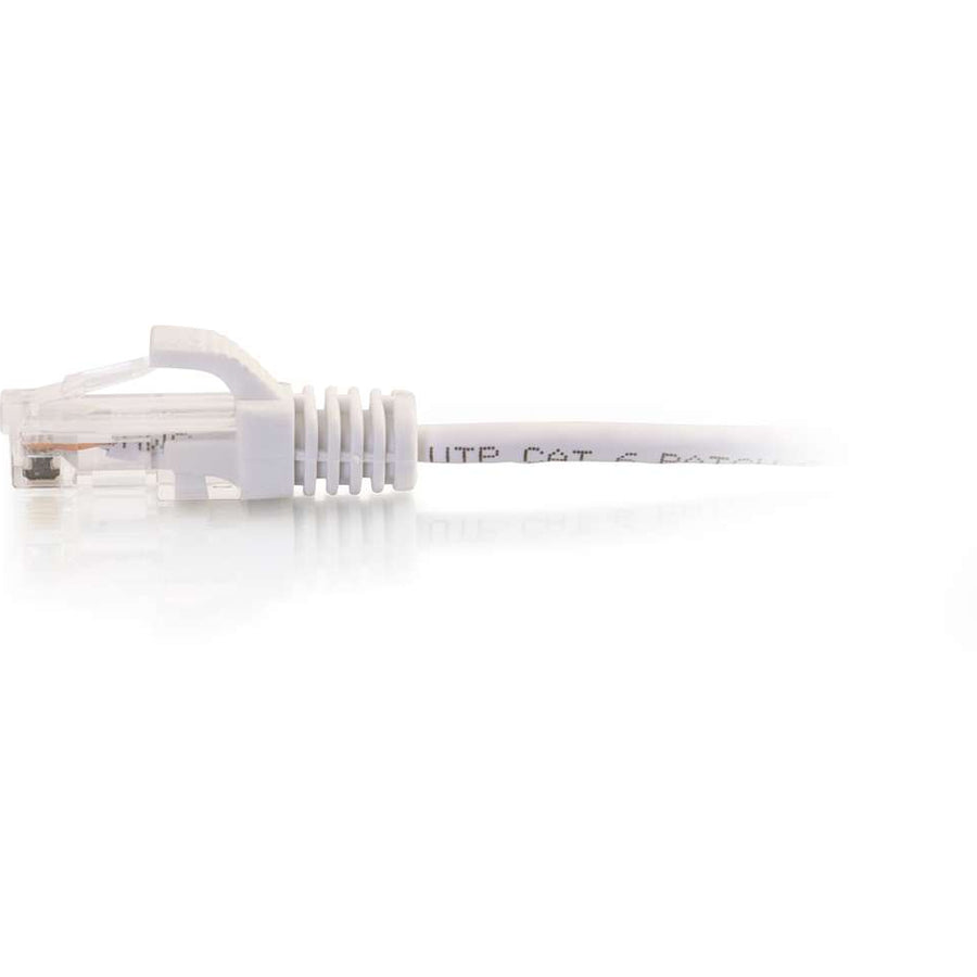 C2G 10ft Cat6 Slim Snagless Unshielded (UTP) Ethernet Cable - White