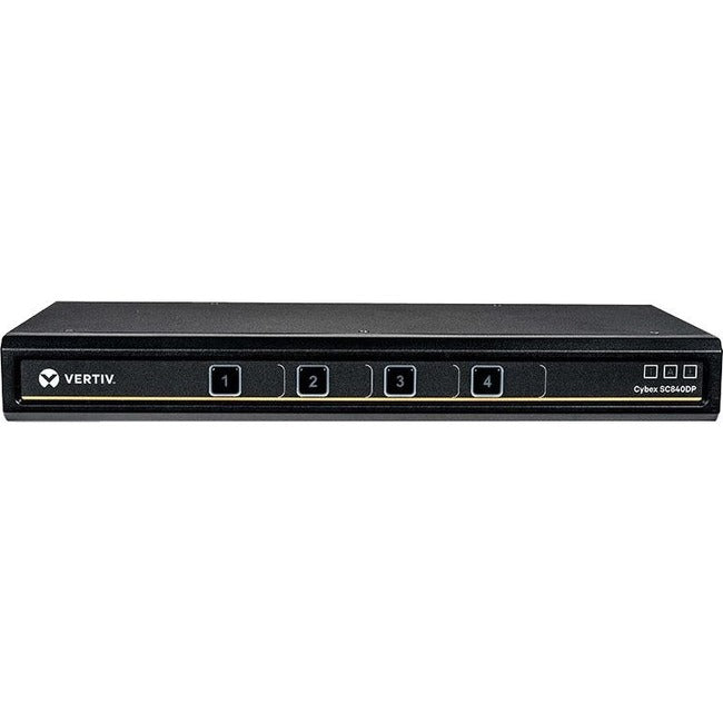 Vertiv Cybex SC800 Secure Desktop KVM | 4 Port Single-Head | DP in/DP out