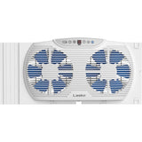 Lasko Electrically Reversible Twin Window Fan with Bluetooth