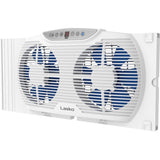 Lasko Electrically Reversible Twin Window Fan with Bluetooth