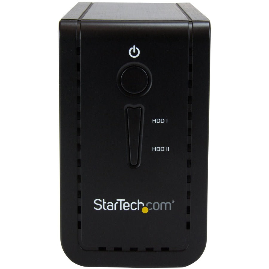 StarTech.com 2-Bay 3.5" HDD Enclosure with RAID - USB 3.1 - SATA (6Gbps) - Dual 3.5" HDD/SSD/SSHD External Drive Enclosure - USB-C and USB-A