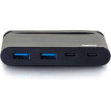 C2G USB C Hub with USB A, USB C and Power Delivery - USB Hub