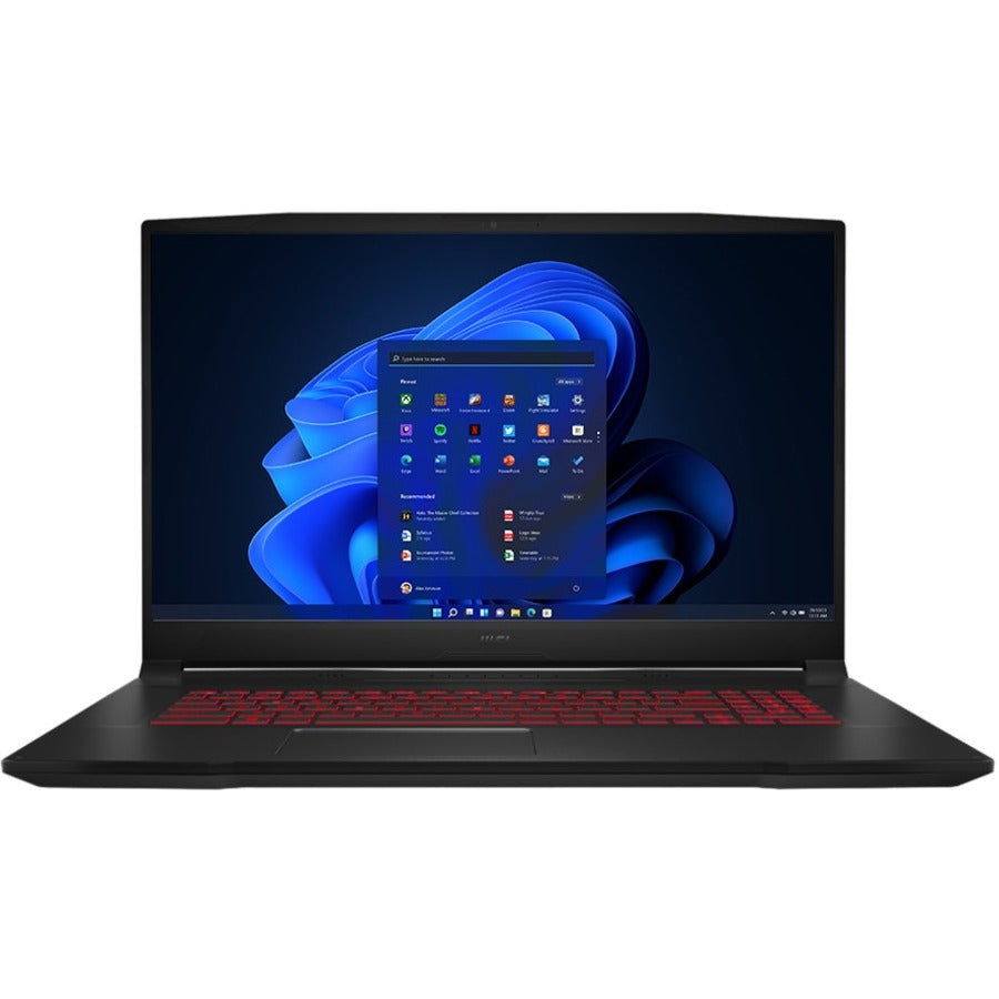 MSI Katana GF76 Katana GF76 11UD-001 17.3" Gaming Notebook - Full HD - Intel Core i7 11th Gen i7-11800H - 16 GB - 512 GB SSD - Black