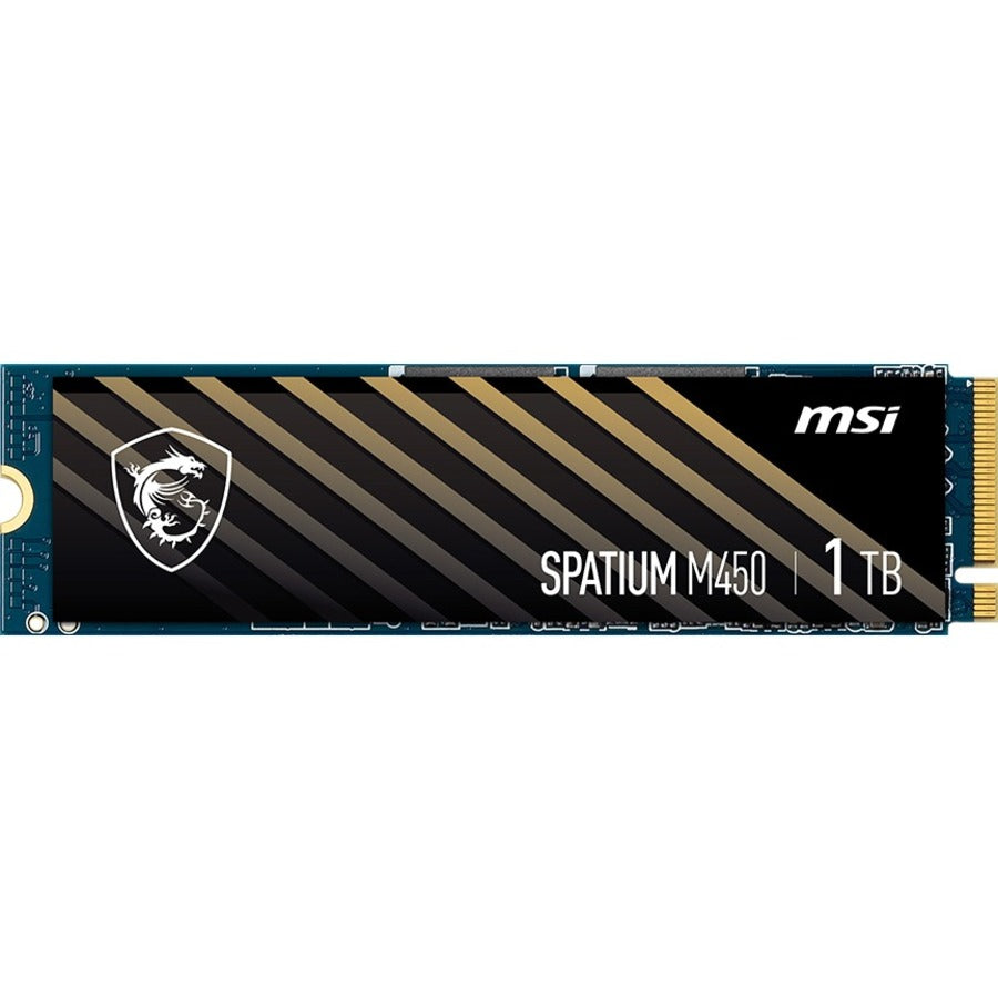 MSI SPATIUM M450 1 TB Solid State Drive - M.2 2280 Internal - PCI Express NVMe (PCI Express NVMe 4.0 x4)