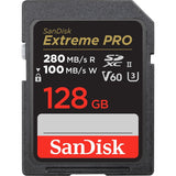 SanDisk Extreme PRO 128 GB UHS-II V60 SDXC