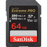 SanDisk Extreme PRO 64 GB UHS-II V60 SDXC