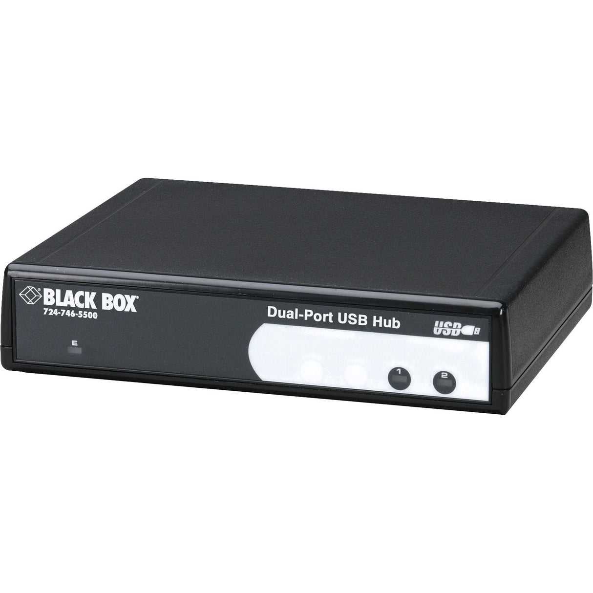 Black Box 2-Port USB Hub, RS-232/RS-422/RS-485