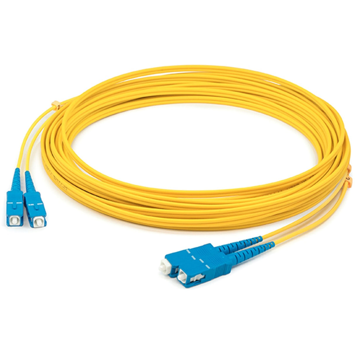 AddOn 26m SC (Male) to SC (Male) Straight Yellow OS2 Duplex Plenum Fiber Patch Cable