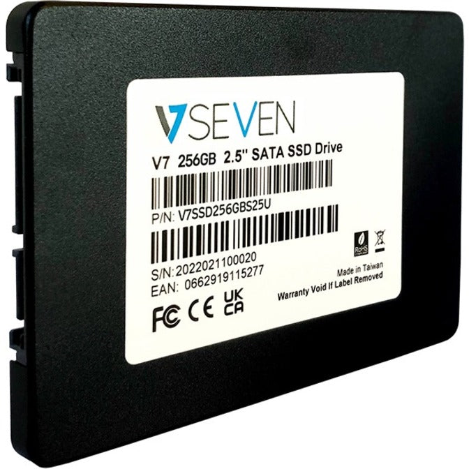 V7 V7SSD256GBS25U 256 GB Solid State Drive - 2.5" Internal - SATA (SATA/600) - TAA Compliant