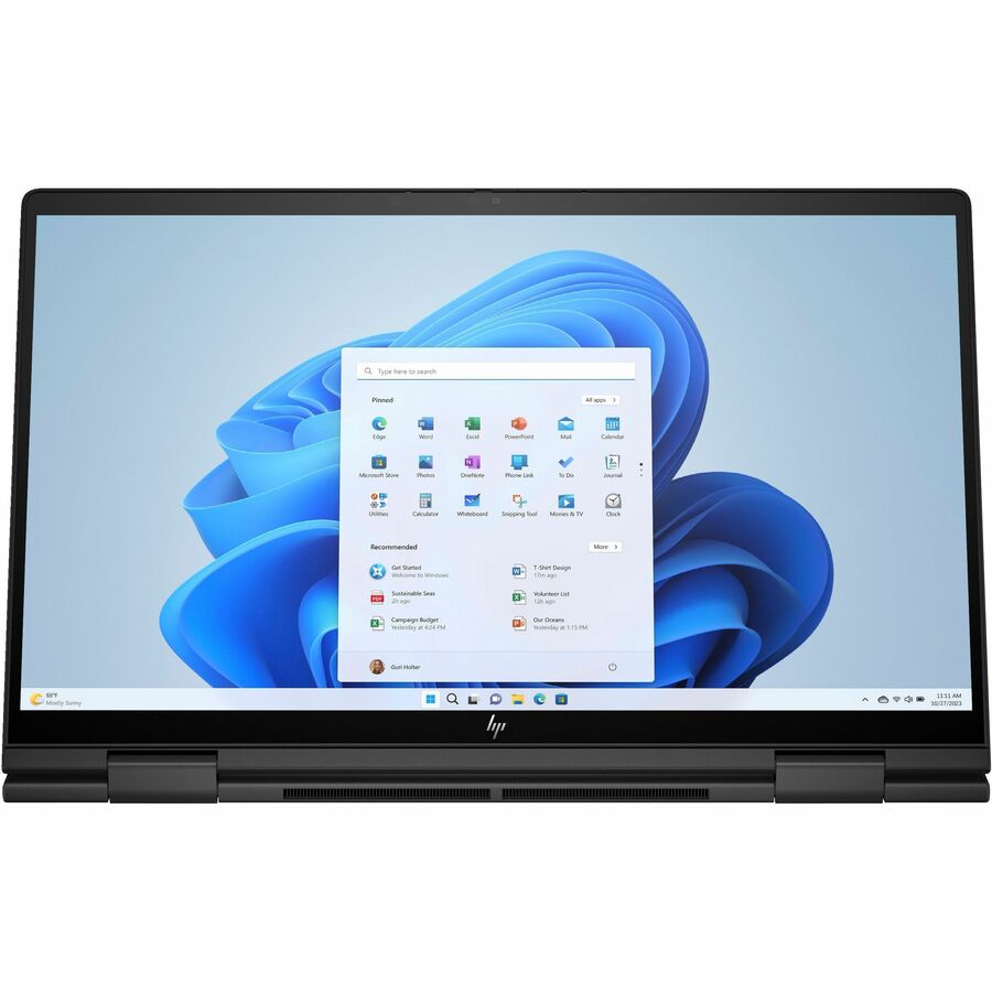 HPI SOURCING - CERTIFIED PRE-OWNED ENVY x360 15-fh0000 15-fh0023dx 15.6" Touchscreen Convertible 2 in 1 Notebook - Full HD - AMD Ryzen 7 7730U - 16 GB - 512 GB SSD - Nightfall Black Aluminium