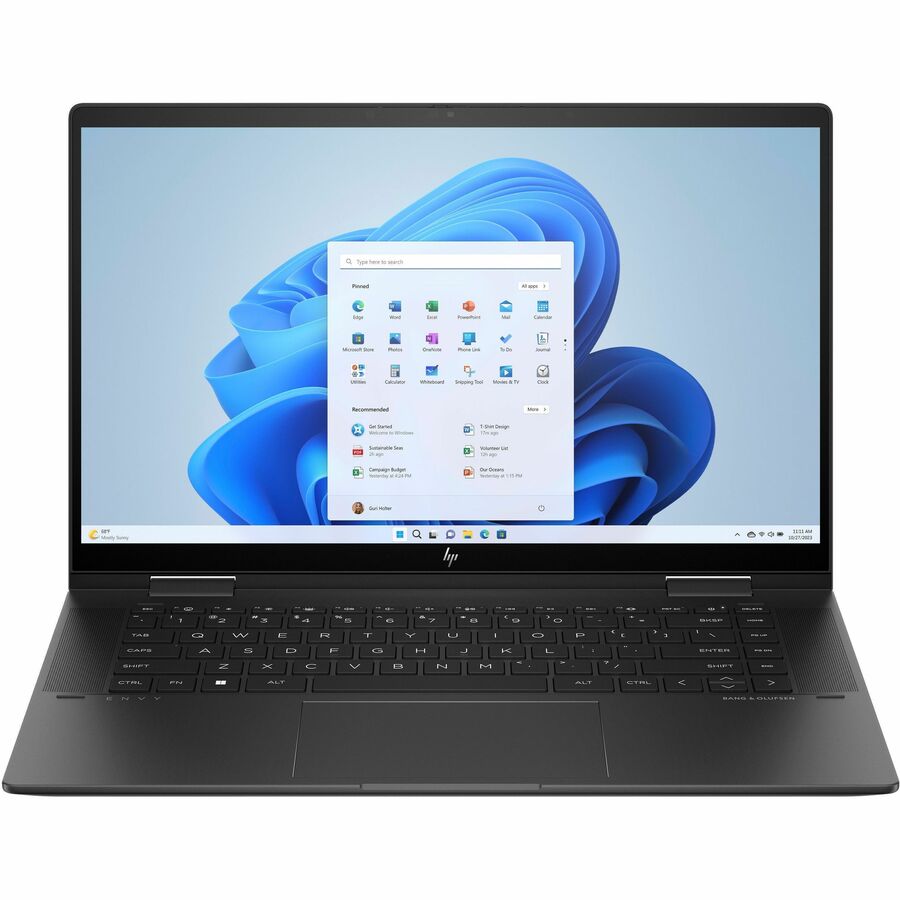 HPI SOURCING - CERTIFIED PRE-OWNED ENVY x360 15-fh0000 15-fh0023dx 15.6" Touchscreen Convertible 2 in 1 Notebook - Full HD - AMD Ryzen 7 7730U - 16 GB - 512 GB SSD - Nightfall Black Aluminium