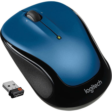 Logitech M325 Wireless Mouse, 2.4 GHz with USB Unifying Receiver, 1000 DPI Optical Tracking, 18-Month Life Battery, PC / Mac / Laptop / Chromebook (NEW BLUE)