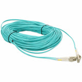 AddOn 91m LC (Male) to LC (Male) Straight Aqua OM4 Duplex Plenum Fiber Patch Cable