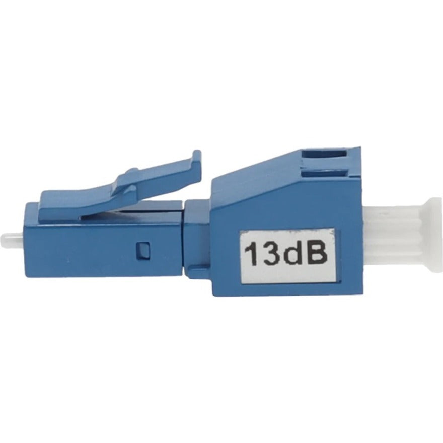 AddOn 13dB Fixed Male to Female LC/UPC SMF OS1 Simplex Fiber Attenuator