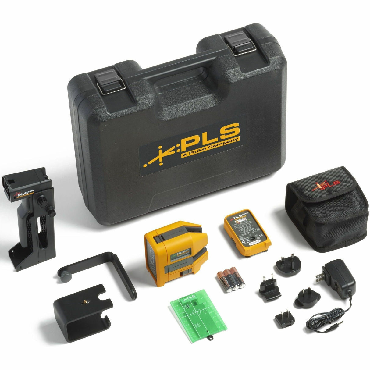 Fluke PLS 6G RBP Point and Cross Line Green Laser Level Kit