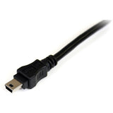 StarTech.com 1ft USB Y Cable for External Hard Drive