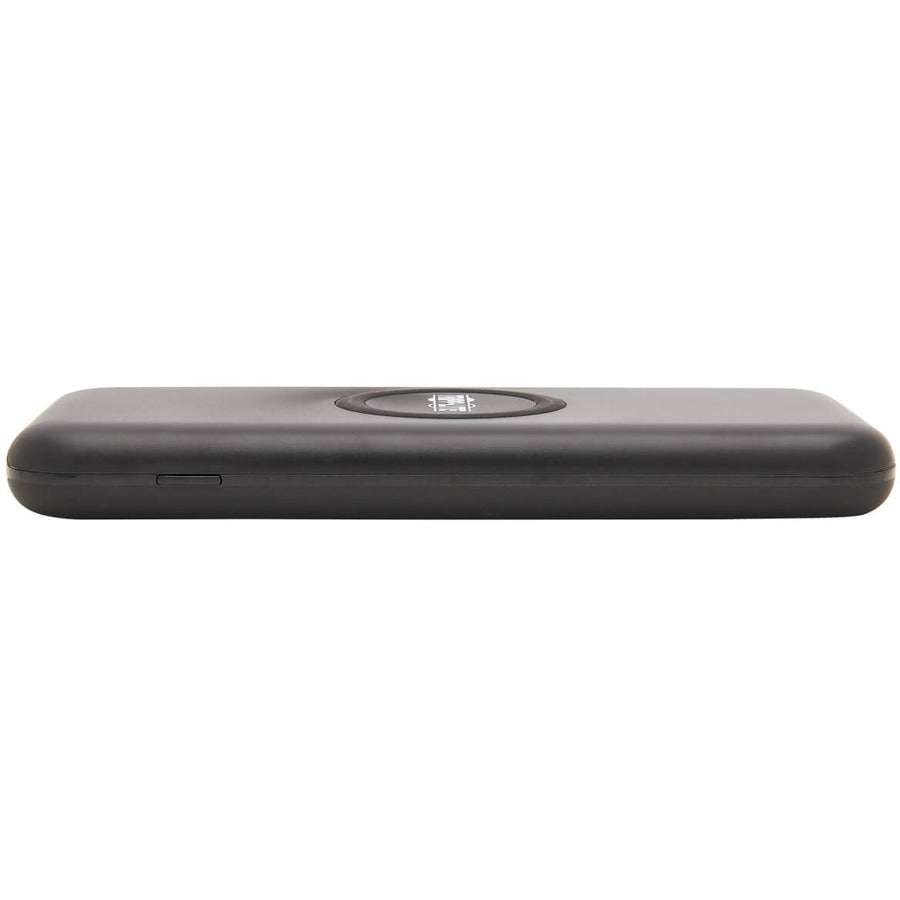 Tripp Lite by Eaton Portable Wireless Charging Power Bank - 10,000 mAh Qi Certified Apple and Samsung Compatible Black