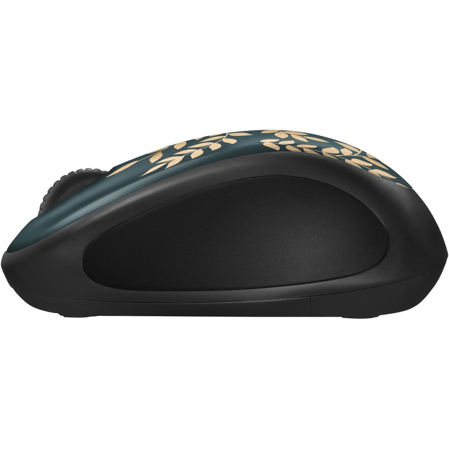 Logitech Design Collection Limited Edition Wireless Mouse with Colorful Designs - USB Unifying Receiver, 12 months AA Battery Life, Portable & Lightweight, Easy Plug & Play with Universal Compatibility - GOLDEN GARDEN