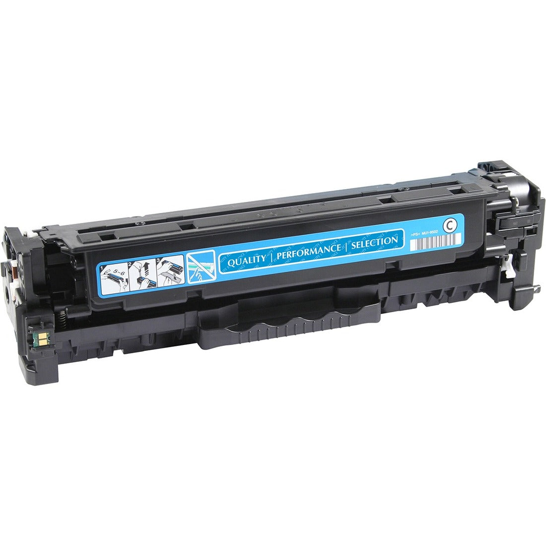 V7 Remanufactured Cyan Toner Cartridge Alternative for HP CF381A (HP 312A) - 2700 page yield