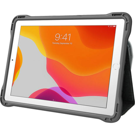 Brenthaven Edge Folio III Carrying Case (Folio) for 10.2" Apple iPad (7th Generation) Tablet - Gray, Translucent
