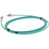 AddOn 0.5m LC (Male) to LC (Male) Aqua OM4 Duplex Fiber LSZH-rated Patch Cable