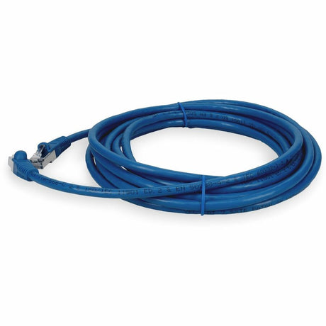 AddOn 15ft RJ-45 (Male) to RJ-45 (Male) Blue Cat7 STP Flexible PVC Copper Patch Cable