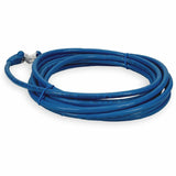 AddOn 15ft RJ-45 (Male) to RJ-45 (Male) Blue Cat7 STP Flexible PVC Copper Patch Cable