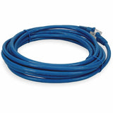 AddOn 15ft RJ-45 (Male) to RJ-45 (Male) Blue Cat7 STP Flexible PVC Copper Patch Cable