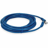 AddOn 15ft RJ-45 (Male) to RJ-45 (Male) Blue Cat7 STP Flexible PVC Copper Patch Cable