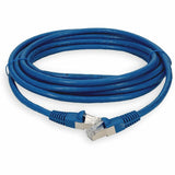 AddOn 15ft RJ-45 (Male) to RJ-45 (Male) Blue Cat7 STP Flexible PVC Copper Patch Cable