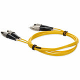 AddOn 2m FC (Male) to FC (Male) Yellow OS2 Duplex Fiber OFNR (Riser-Rated) Patch Cable