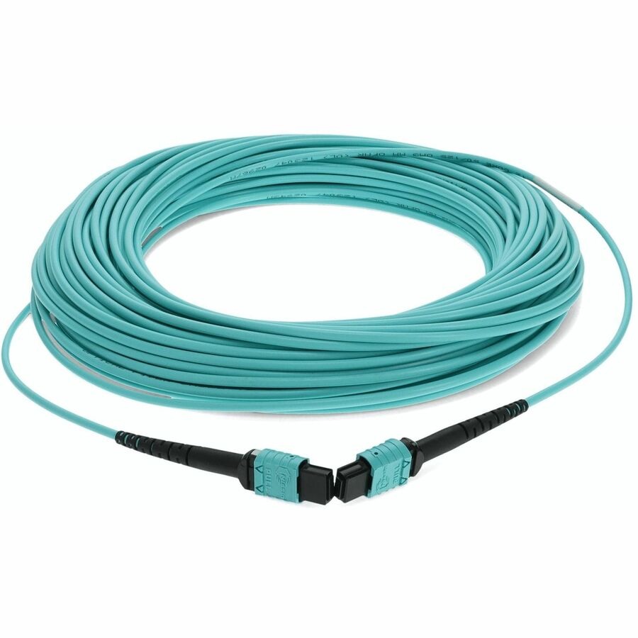 AddOn 17m MPO/MPO Female to Female Crossover OM4 12 Fiber LOMM Patch Cable