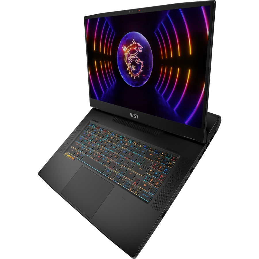 MSI Titan GT77HX 13VI-042US 17.3" Gaming Notebook - UHD - 3840 x 2160 - Intel Core i9 13th Gen i9-13980HX Tetracosa-core (24 Core) 2.20 GHz - 128 GB Total RAM - 4 TB SSD - Core Black