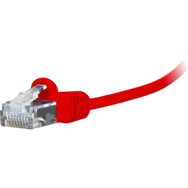 Comprehensive MicroFlex Pro AV/IT CAT6 Snagless Patch Cable Red 7ft