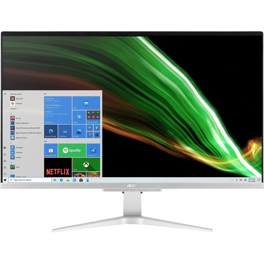 Acer Aspire C27-1655 C27-1655-URi3 All-in-One Computer - Intel Core i3 11th Gen i3-1115G4 - 8 GB - 512 GB SSD - 27" Full HD - Desktop