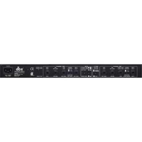 dbx Stereo 2/3 Way, Mono 4-Way Crossover