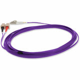 AddOn 2m LC (Male) to SC (Male) Purple OM1 Duplex Fiber OFNR (Riser-Rated) Patch Cable