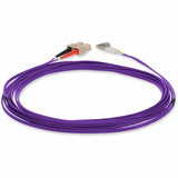 AddOn 2m LC (Male) to SC (Male) Purple OM1 Duplex Fiber OFNR (Riser-Rated) Patch Cable