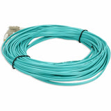 AddOn 22m LC (Male) to LC (Male) Straight Aqua OM4 Duplex Plenum Fiber Patch Cable