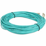 AddOn 22m LC (Male) to LC (Male) Straight Aqua OM4 Duplex Plenum Fiber Patch Cable