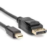 Rocstor DisplayPort/Mini DisplayPort Audio/Video Cable (3-Pack)