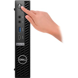 Dell OptiPlex 7000 Desktop Computer - Intel Core i5 12th Gen i5-12500T - 8 GB - 256 GB SSD - Micro PC - Black